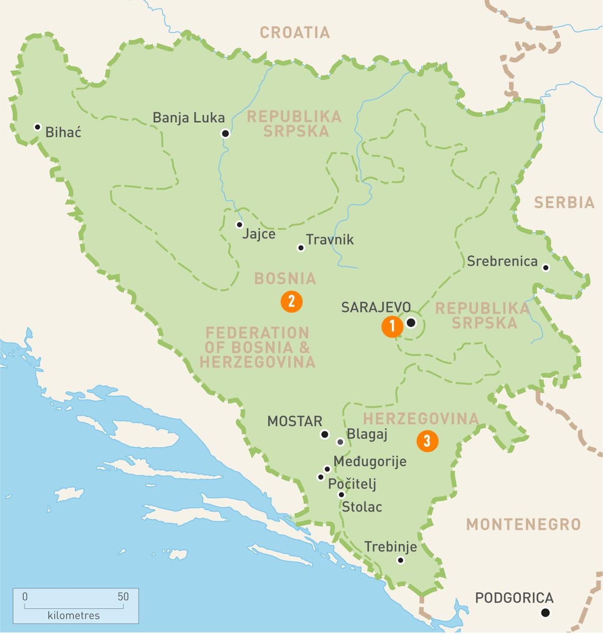 ನಕ್ಷೆ sarajevo ಬೋಸ್ನಿಯಾ